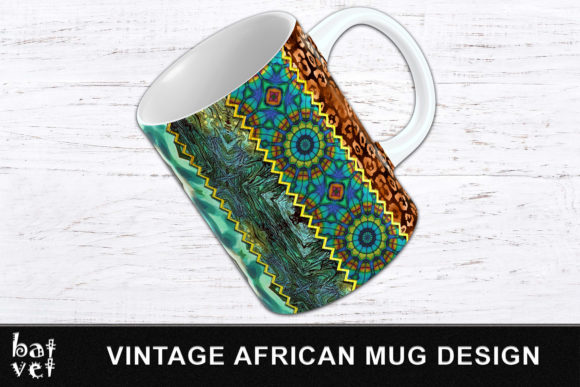 Download Vintage Tribal Mug Wrap Sublimation PNG - Premium Resources