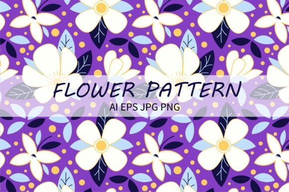 Download Pattern Background - Aesthetic Flowers - Background Collection
